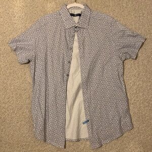 Stone Rose Men’s T-Shirt Button Down